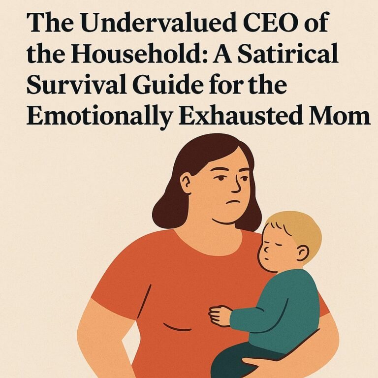 The Undervalued CEO of the Household: A Satirical Survival Guide for the Emotionally Exhausted Mom