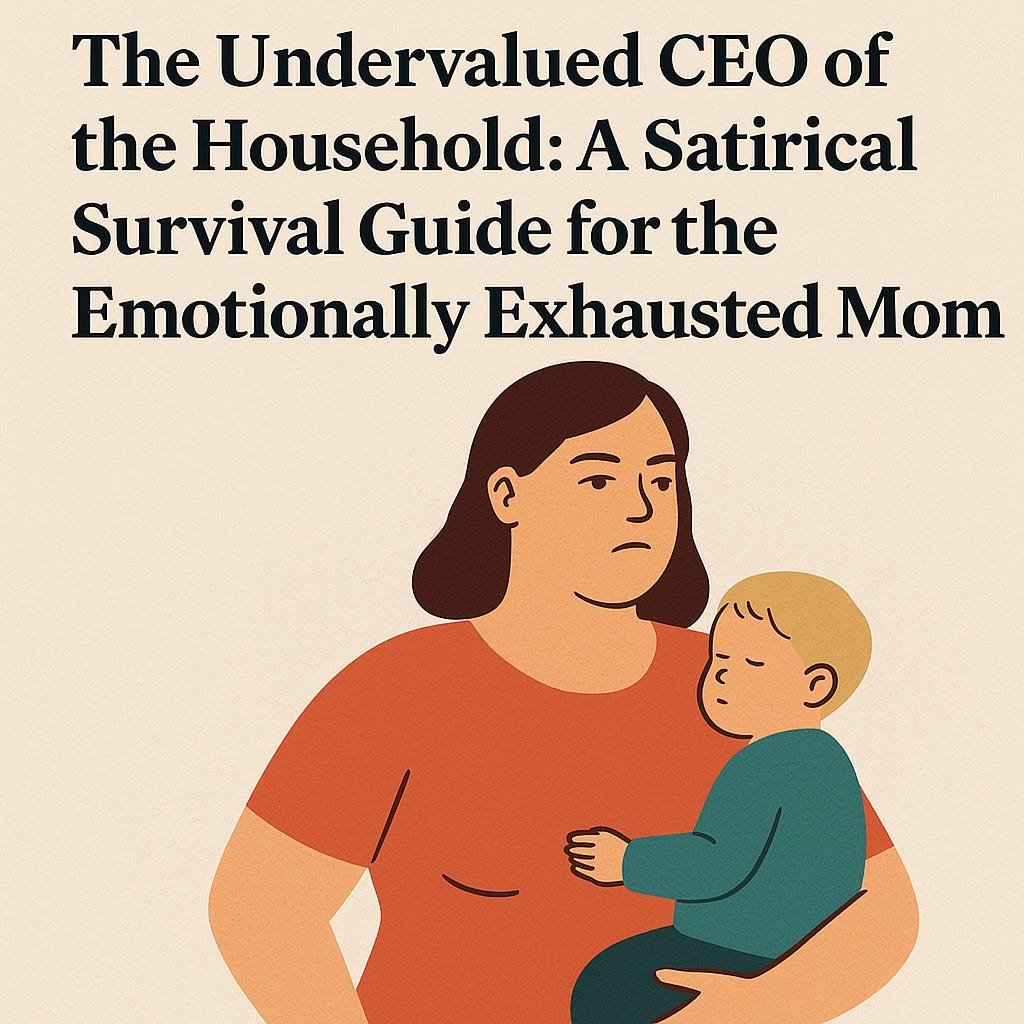 The Undervalued CEO of the Household: A Satirical Survival Guide for the Emotionally Exhausted Mom